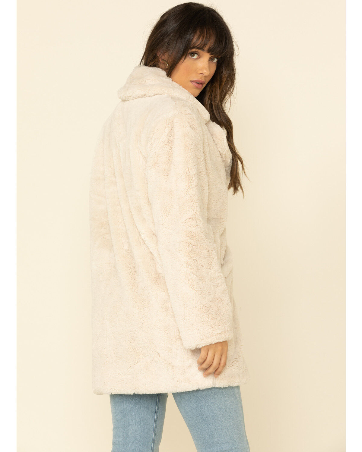 Image #5 - PJ Salvage Women's Stone Message Lined Faux Fur Jacket, , hi-res