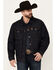 Image #1 - Cinch Men's Dark Wash Denim Jacket, Indigo, hi-res