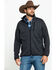 Stetson Men's Charcoal Fuzzy Bonded Sweater , Grey, hi-res