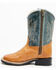 Cody James Toddler Boys' Western Boots - Square Toe , Brown, hi-res