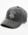 Image #1 - Moonshine Spirit Men's Embroidered Whiskey Life Skull Solid Ball Cap, Grey, hi-res