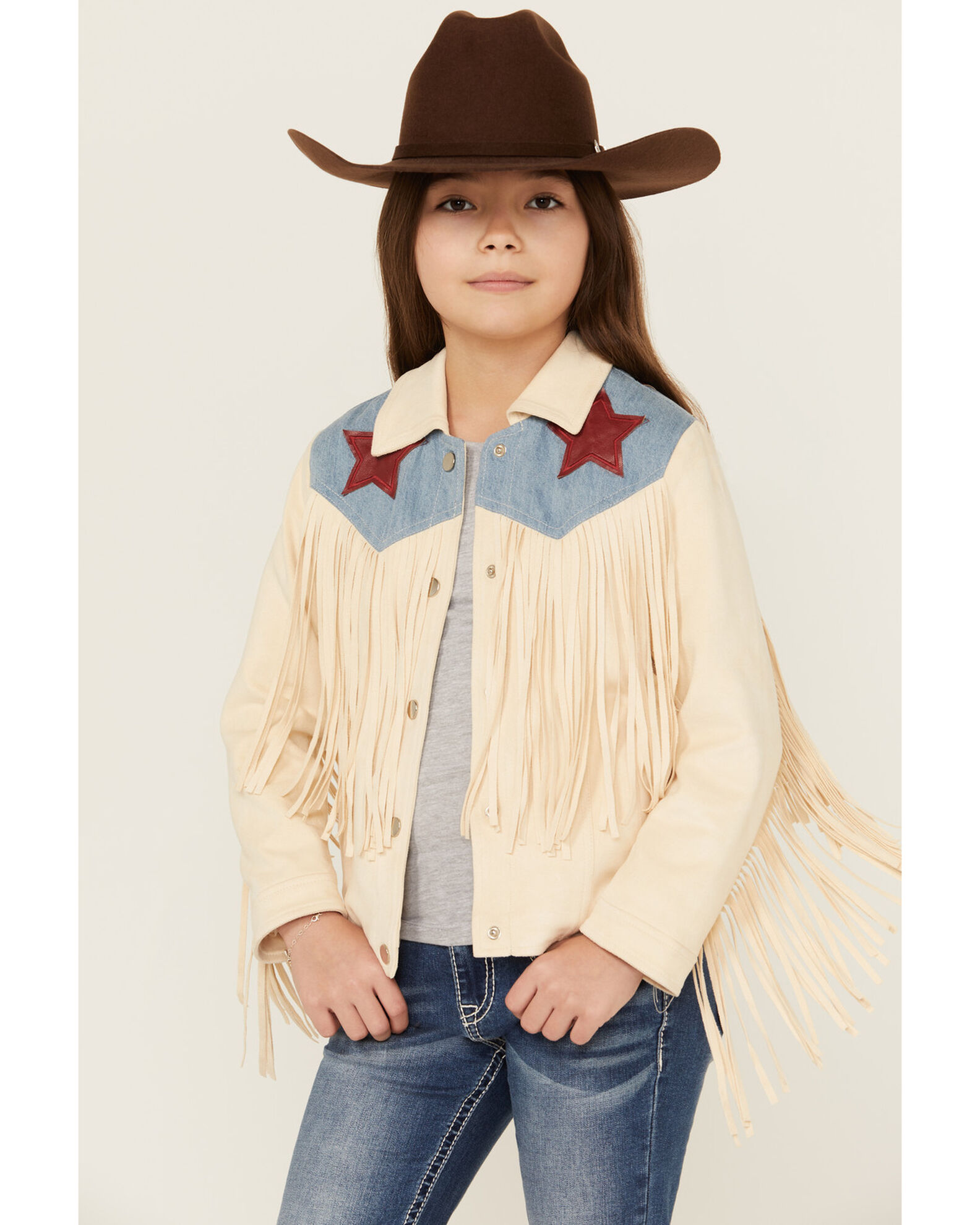 Product Name Fornia Girls American Fringe Jacket