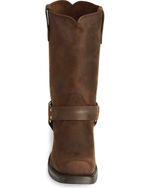 Image #5 - Durango Men's Harness Boots - Square Toe, Distressed, hi-res