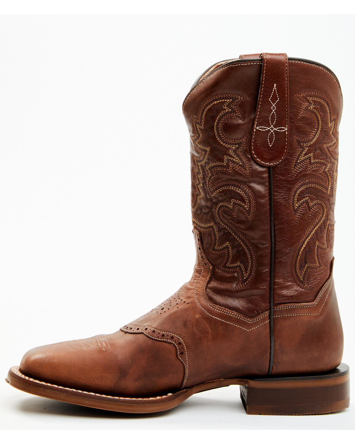 Image #6 - Dan Post Men's Embroidered Western Performance Boots - Broad Square Toe , , hi-res