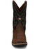 Justin Men's Fireman Black Western Boots - Square Toe, Tan, hi-res