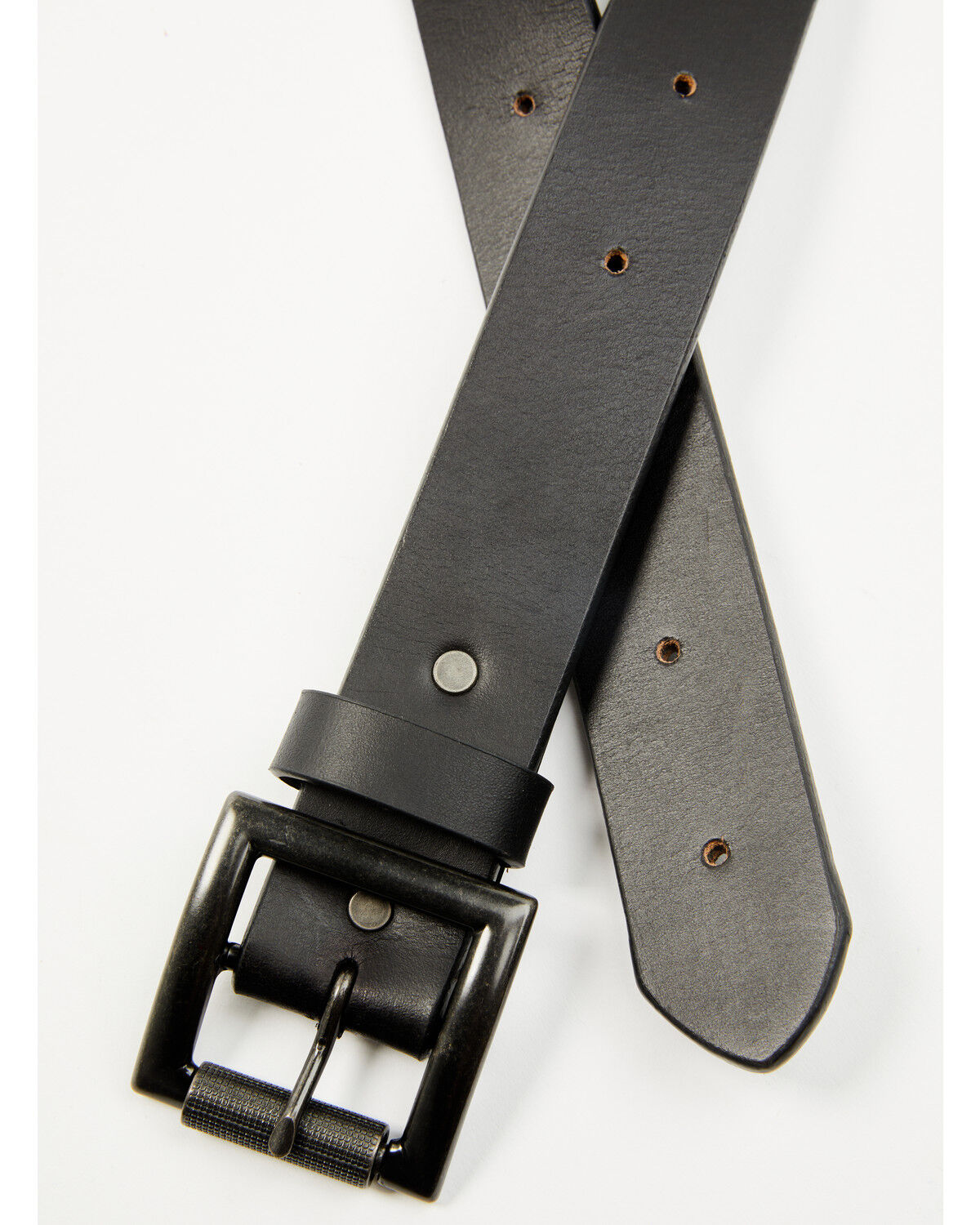 Image #1 - Hawx Men's Thatcher Leather Belt, Black, hi-res