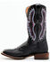 Image #3 - Dan Post Women's Back Cut Python Exotic Western Boot - Broad Square Toe, Black, hi-res