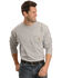 Image #2 - Carhartt Men's Loose Fit Heavyweight Long Sleeve Logo Pocket Work T-Shirt - Big & Tall, Hthr Grey, hi-res