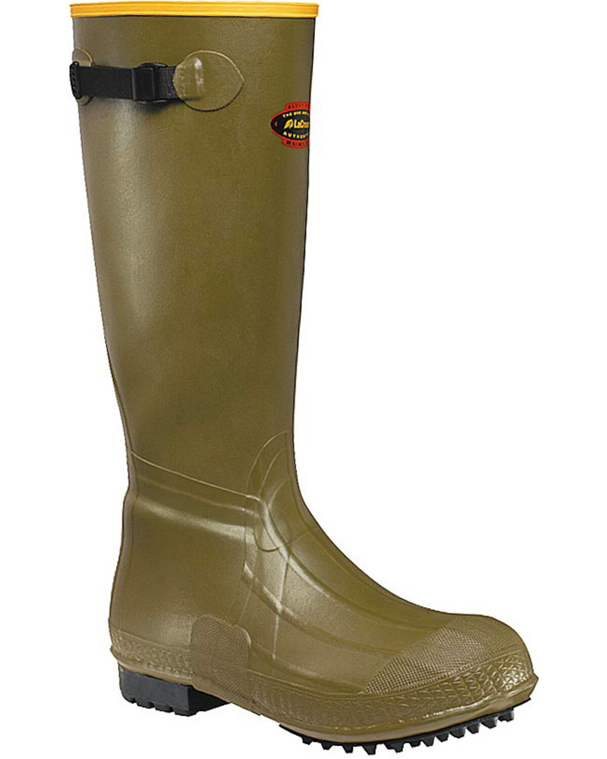 Image #1 - LaCrosse Men's Burly Air-Grip 18" Hunting Boots - Round Toe, Green, hi-res
