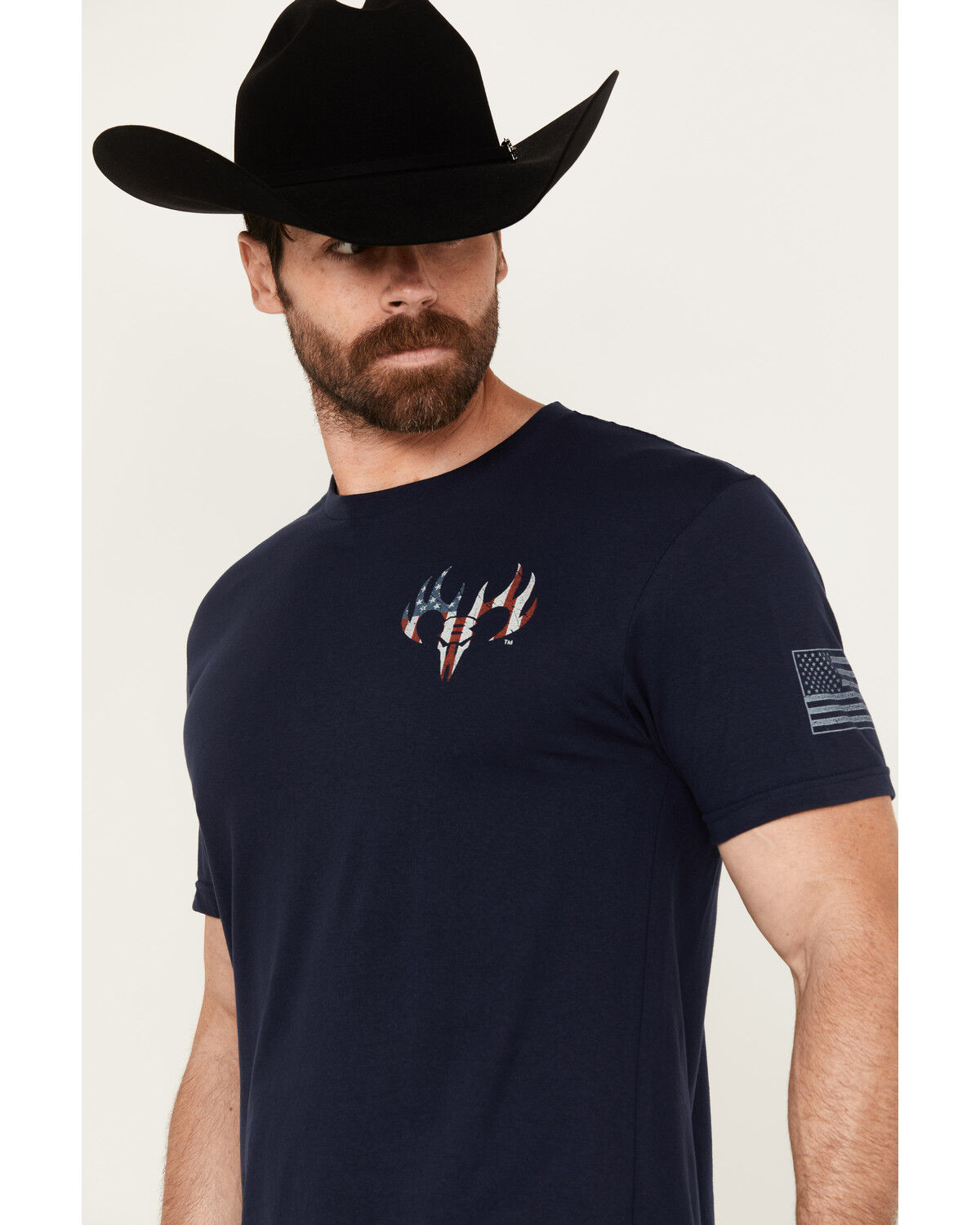 Image #2 - Buckwear Men's Bronco Surf Trip Short Sleeve Graphic T-Shirt, Navy, hi-res