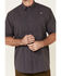 Image #3 - Ariat Men's Solid Charcoal Tek Button-Down Short Sleeve Western Shirt - Tall, Charcoal, hi-res