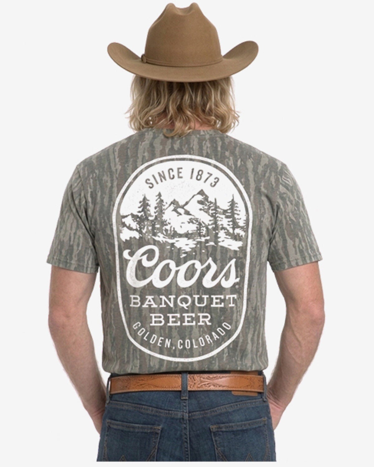 Image #1 - Coors Men's Banquet Camo Print Short Sleeve Graphic T-Shirt, Camouflage, hi-res