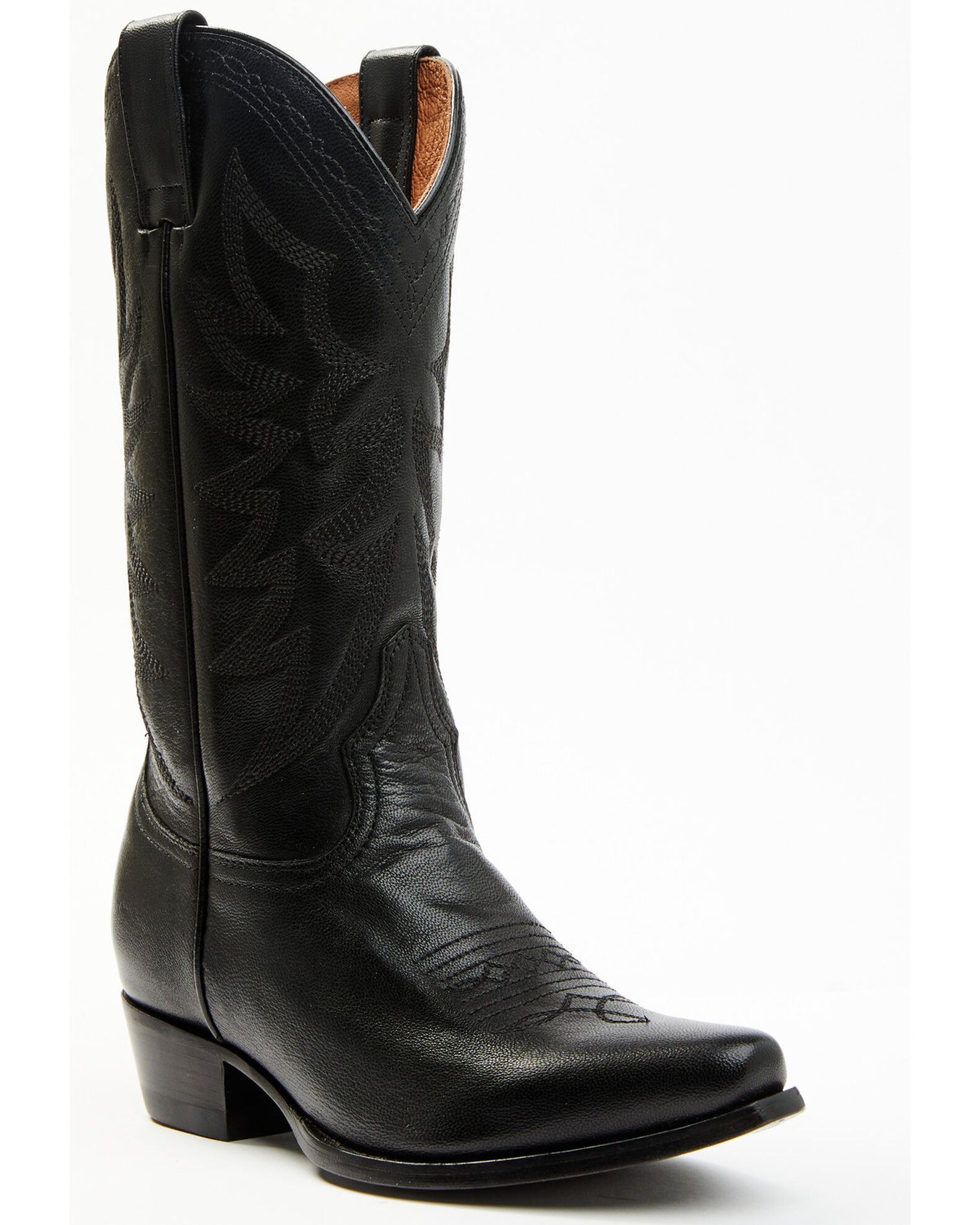 Womens black snip toe cowboy boots store