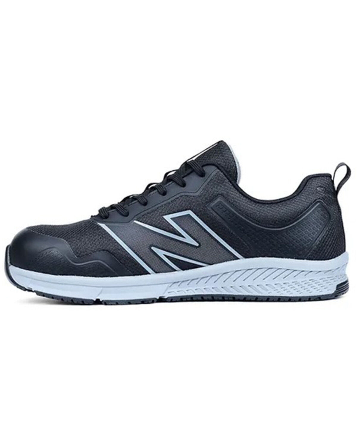Image #3 - New Balance Men's Evolve Lace-Up Work Shoes - Alloy Toe, Black/grey, hi-res