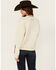 Image #4 - Ariat Women's Rose Embroidered Sweater , Oatmeal, hi-res