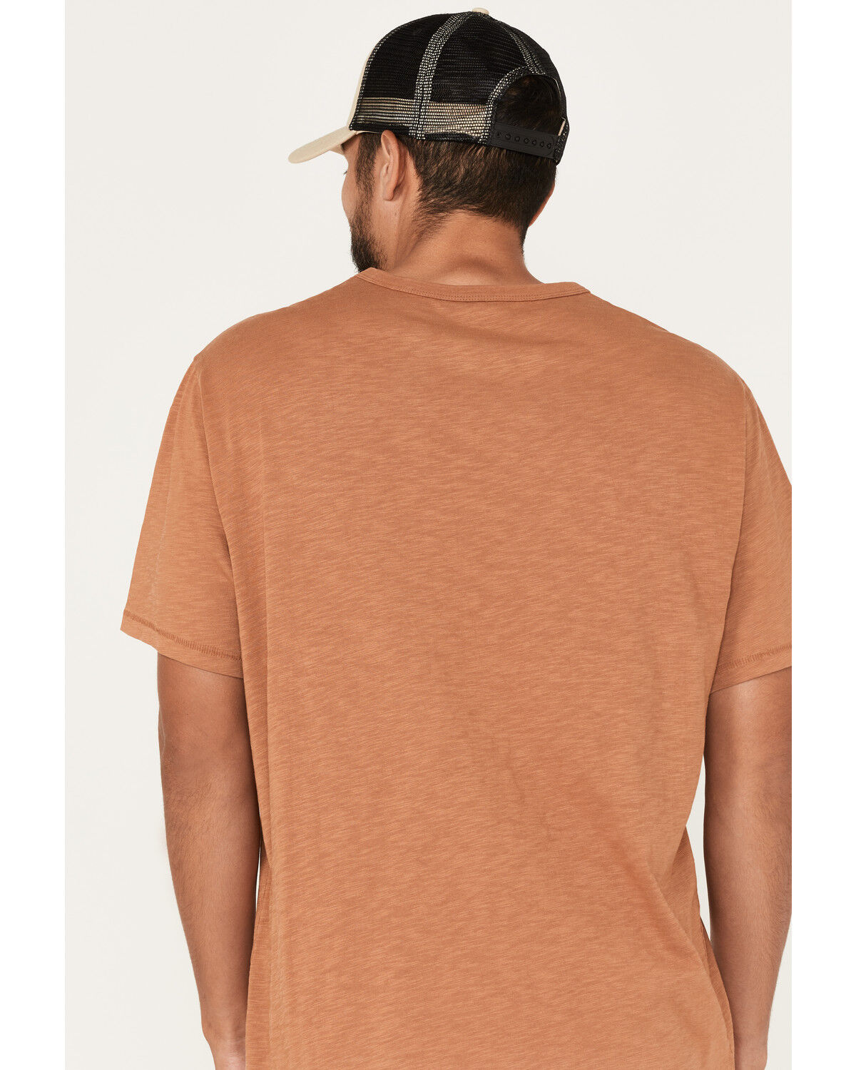 Image #4 - Brothers and Sons Men's Solid Basic Short Sleeve Pocket T-Shirt, Bronze, hi-res