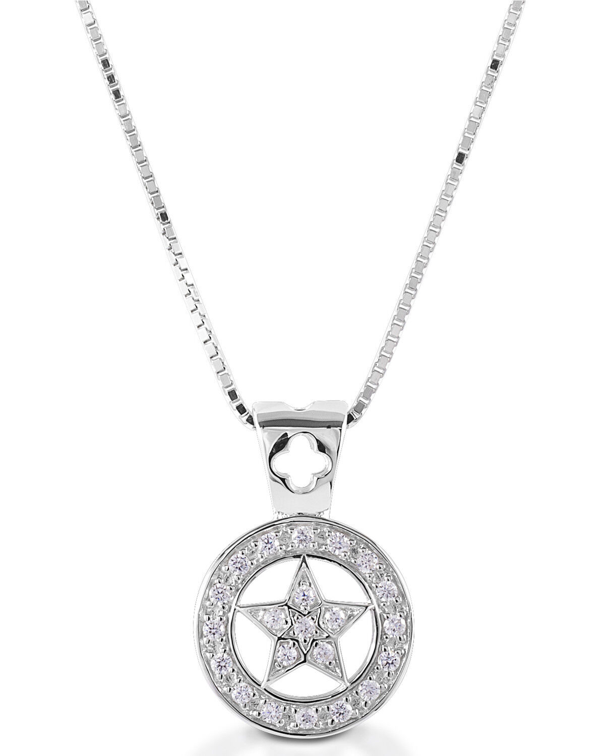 Image #1 - Kelly Herd Women's Small Star Pendant Necklace, Silver, hi-res