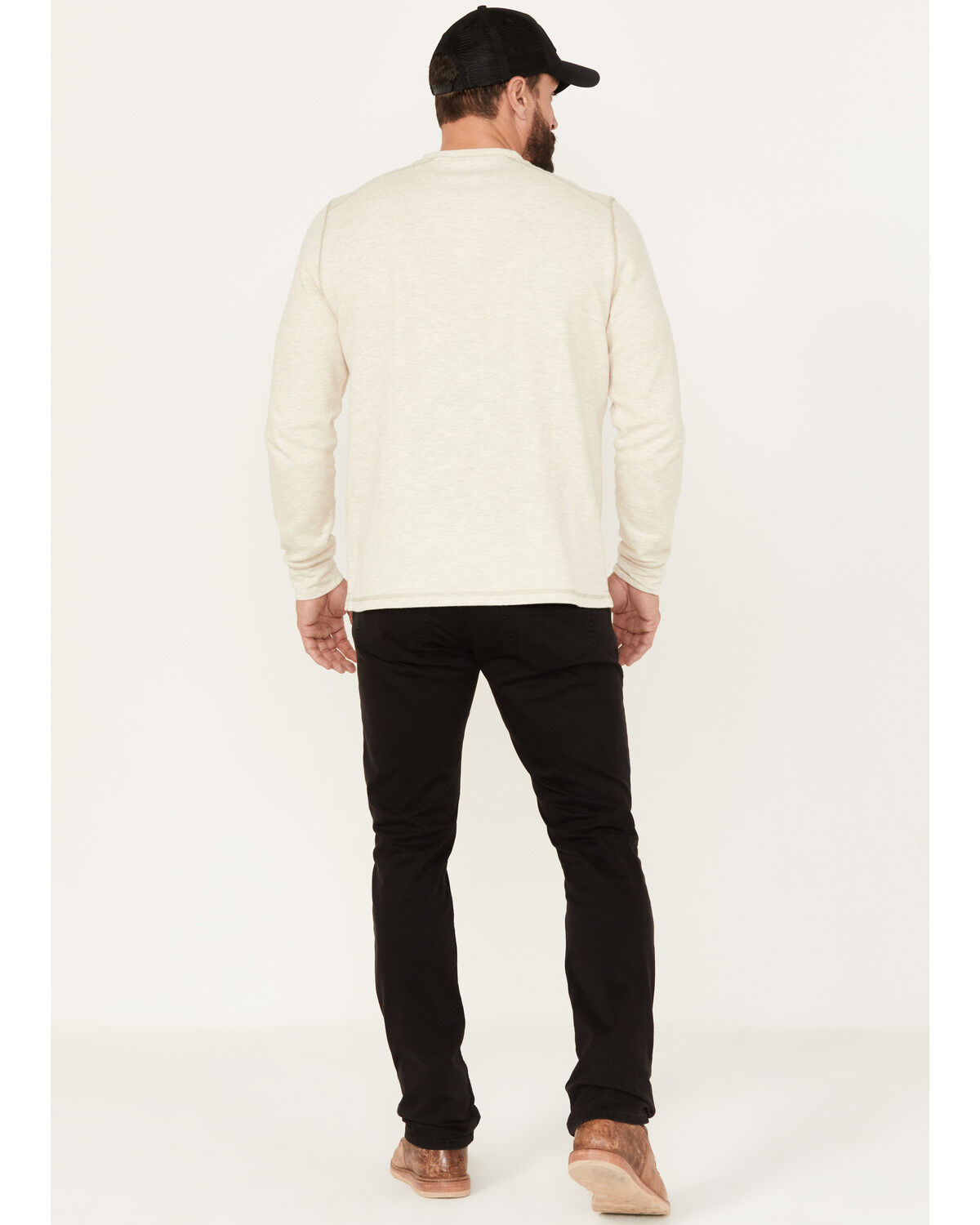 Image #3 - Brothers and Sons Men's Canyon Road Slim Fit Tapered Stretch Denim Jeans, Black, hi-res
