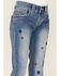 Image #2 - Shyanne Girls' Americana Star Light Wash Flare Jeans, , hi-res