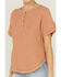 Image #3 - Cleo + Wolf Women's Relaxed Waffle Knit Henley Top, , hi-res
