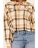 Image #3 - Shyanne Women's Plaid Print Long Sleeve Flannel Button Down Shirt, Sand, hi-res