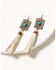Image #1 - Idyllwind Women's Camilla Concho Fringe Earrings, Silver, hi-res