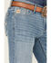 Image #2 - Cinch Men's Ian Light Stonewash Slim Bootcut Performance Stretch Denim Jeans, Light Wash, hi-res