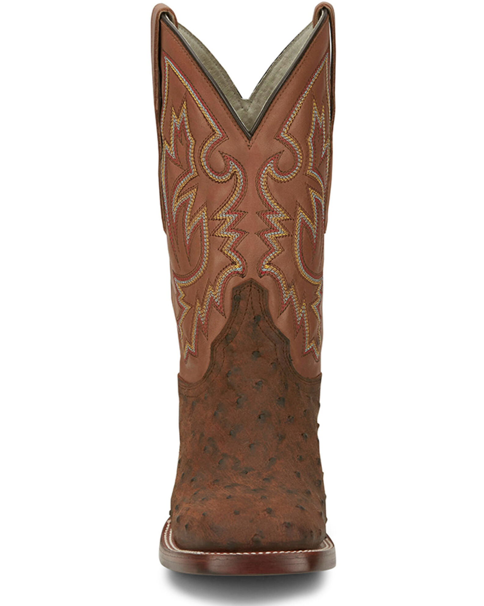 Product Name: Justin Men's King Exotic Ostrich Western Boots - Broad