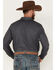 Image #4 - Gibson Trading Co Men's Southside Satin Stripe Snap Western Shirt , Grey, hi-res