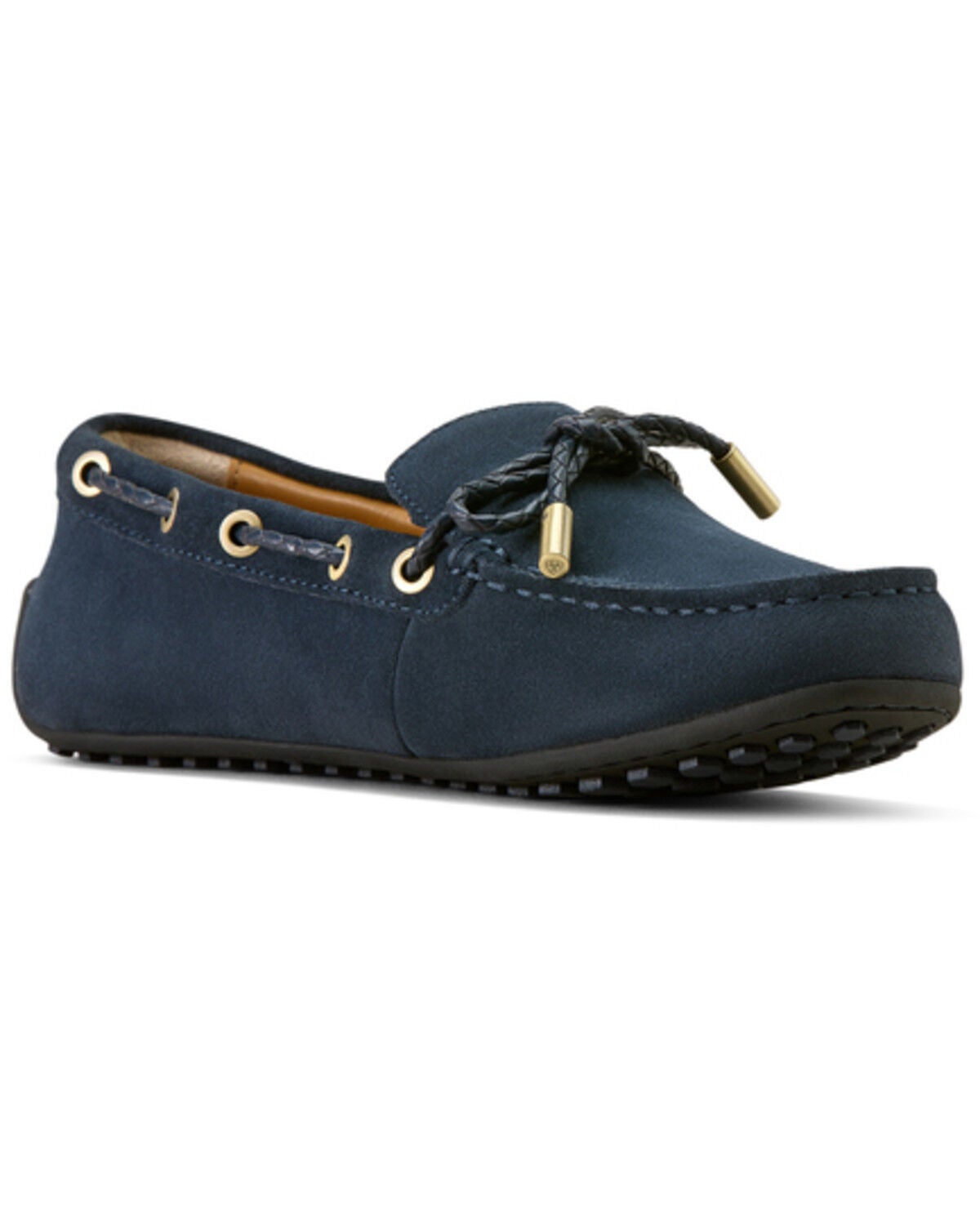 Image #1 - Ariat Women's Margot Suede Driving Moccasins, Navy, hi-res