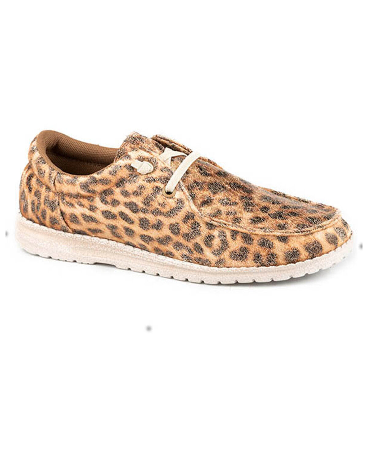 Image #1 - Roper Women's Hang Loose Slip-On Causal Shoes - Moc Toe, Tan, hi-res