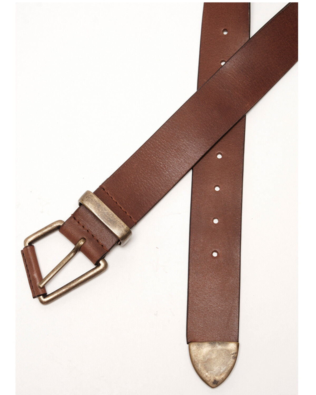 Image #2 - Free People Women's Getty Leather Belt, Mahogany, hi-res