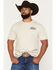 Image #2 - Americana Men's Ford Built Tough Short Sleeve Graphic T-Shirt - Big, Sand, hi-res