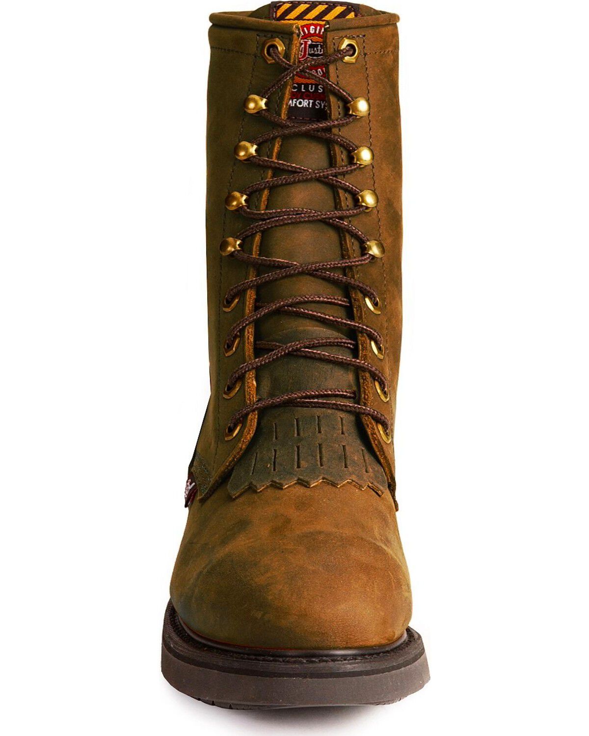 justin lace work boots