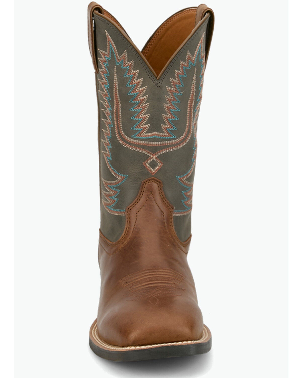 Image #4 - Justin Men's Stampede Gage Performance Western Boots - Broad Square Toe, Blue, hi-res