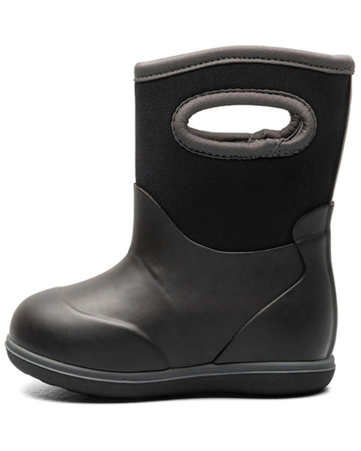 Image #3 - Bogs Toddler Boys' Baby Classic Solid Rainboots, Black, hi-res