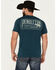 Image #4 - Pendleton Men's Original Western Logo Short Sleeve Graphic T-Shirt , Teal, hi-res