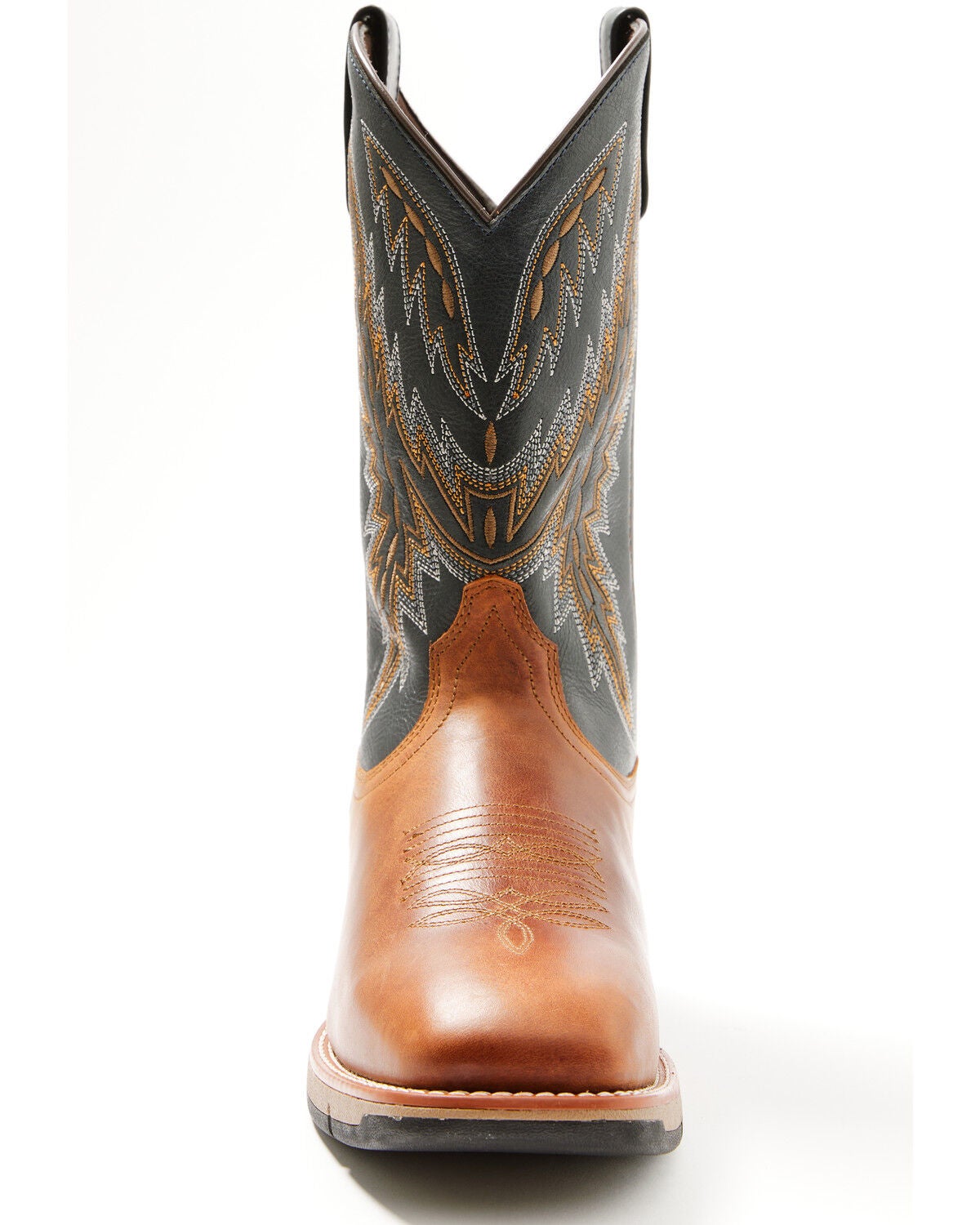 Image #4 - Laredo Men's Tri-Tech Vapor Performance Western Boots - Broad Square Toe, Cognac, hi-res