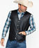Image #1 - Cody James Men's Deadwood Vest , Black, hi-res
