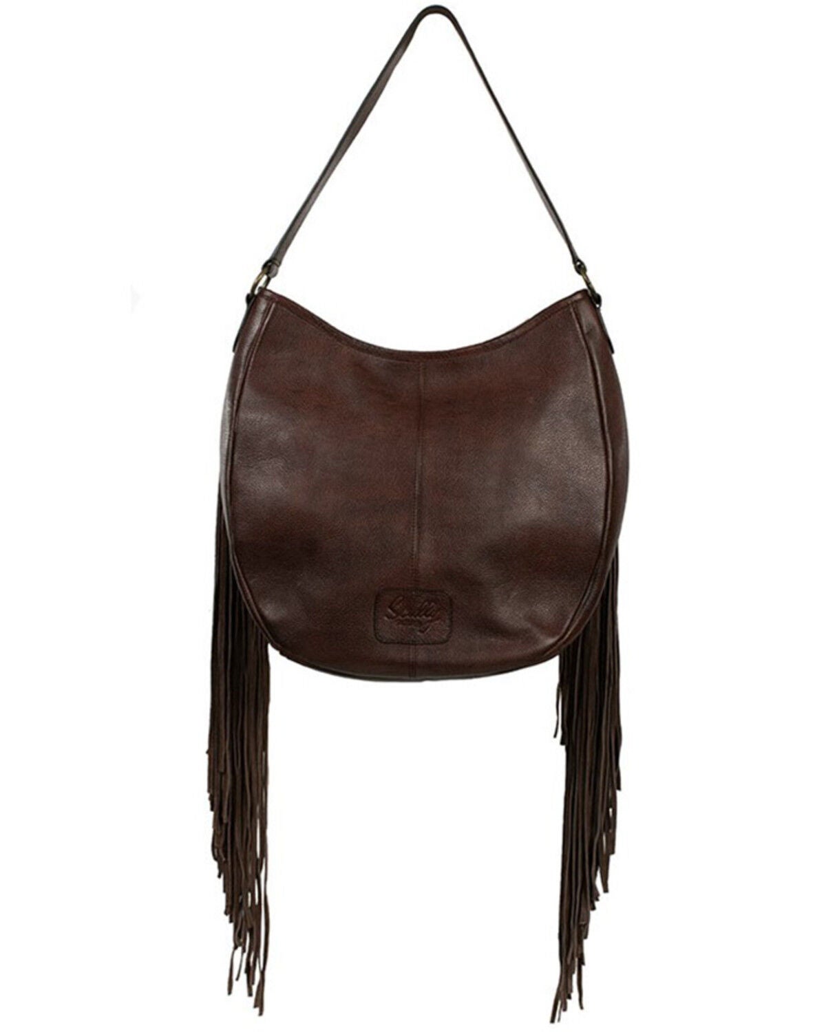 Image #2 - Scully Women's Woven Fringe Handbag, Brown, hi-res