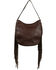 Image #2 - Scully Women's Woven Fringe Handbag, Brown, hi-res