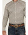 Image #3 - RANK 45® Men's Libreville Geo Print Long Sleeve Button-Down Performance Stretch Western Shirt, Dark Blue, hi-res