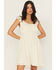 Image #1 - Shyanne Women's Tie-Back Mini Dress, Cream, hi-res