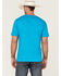 Image #4 - Cinch Men's Large Retro Logo Graphic T-Shirt, Blue, hi-res
