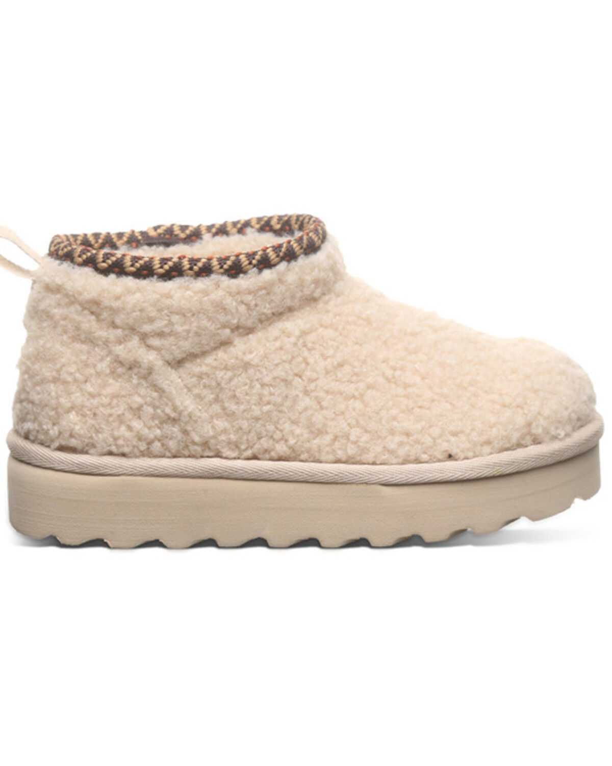 Image #2 - Bearpaw Girls' Snuggle Deco Casual Boots, Cream, hi-res