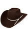 Image #2 - Resistol Tuff Hedeman Snake Eyes 4X Felt Cowboy Hat, Cordovan, hi-res