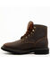 Image #3 - Hawx Men's Oily Crazy Horse 6" Lace-Up Soft Work Boots - Round Toe , Brown, hi-res