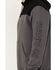 Image #3 - RANK 45® Men's Reflective Sleeve Hooded Sweatshirt, Charcoal, hi-res