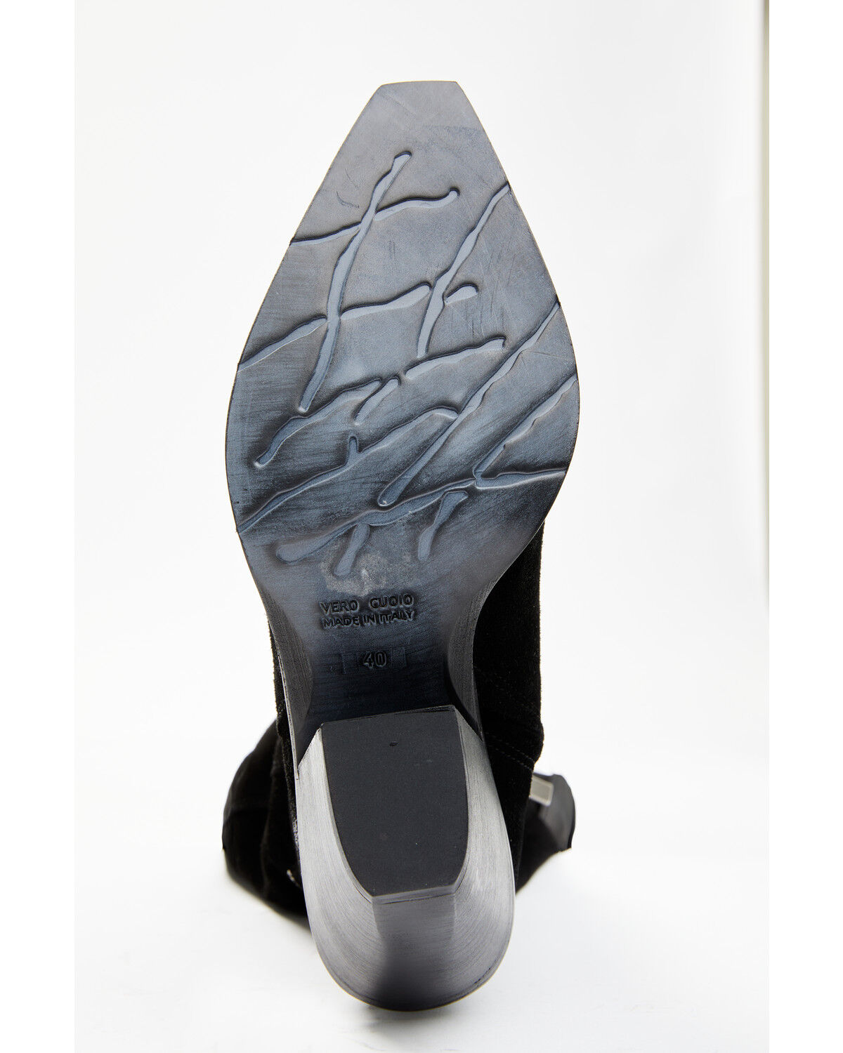 Image #7 - Italian Cowboy Women's Spirit Tall Western Boots- Snip Toe, Dark Grey, hi-res