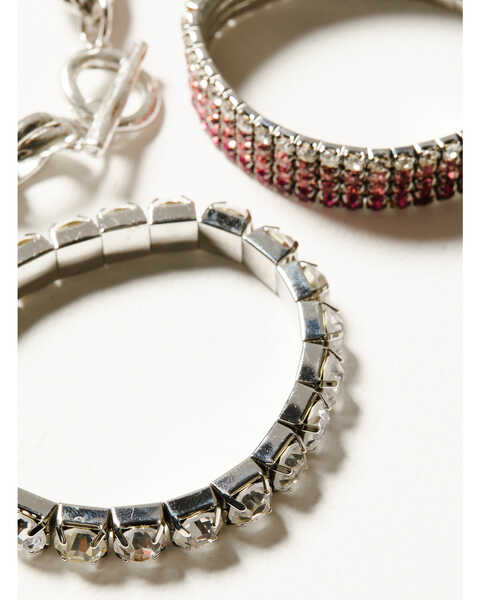 Image #2 - Idyllwind Women's 3-piece Waverly Bracelet Set , Silver, hi-res